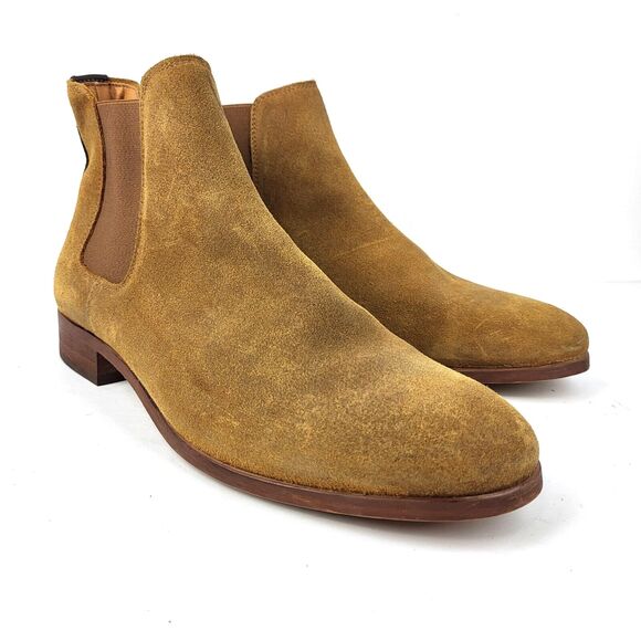 Shoe The Bear Chelsea Shoes Suede Pull On Plain Toe Boots - Picture 2 of 15